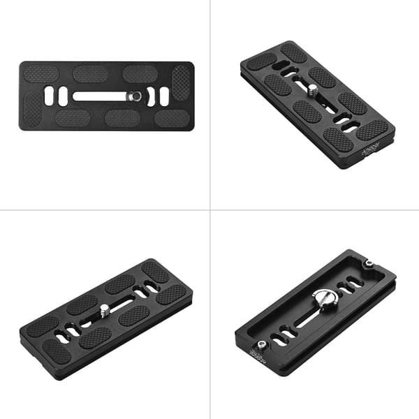Andoer PU-100 100mm Quick Release QR Plade Passer Arca Swiss til Stativhoved