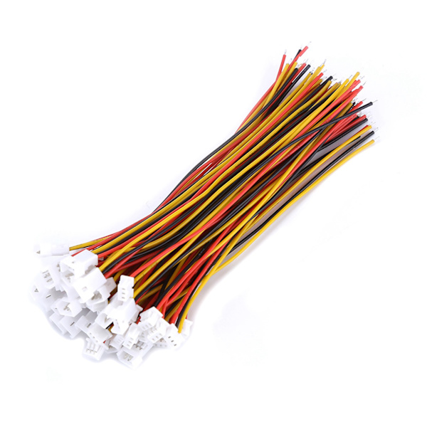 20 setin pakkaus Micro JST 1.25MM 3-nastainen uros- ja naarasliitin pistoke johdoilla (3-nastainen)