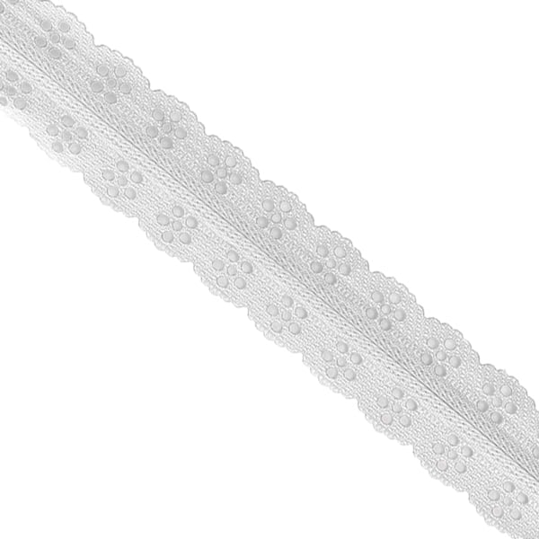 20 st 20CM DIY Nylon Spets Blixtlås Spiral Blomma Blixtlås för Sömnad Bröllopsklänning Hantverk Vit