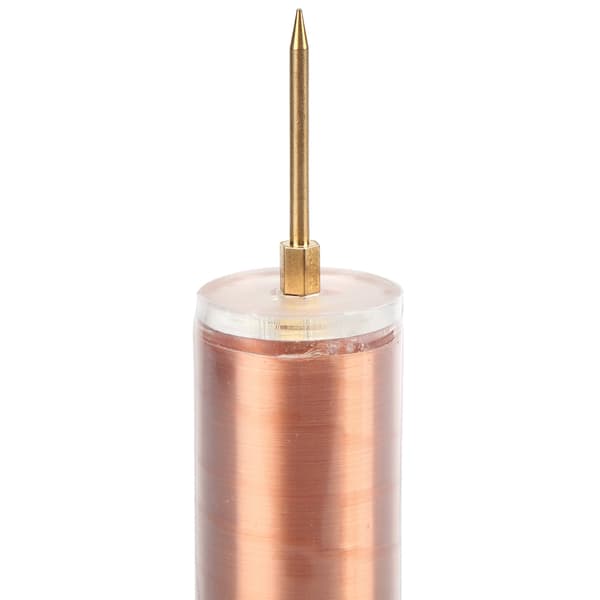 Musikspoler Messing Gylden Eksperimentmodul med Lys CPU Radiator Base 100‑240VEU Stik