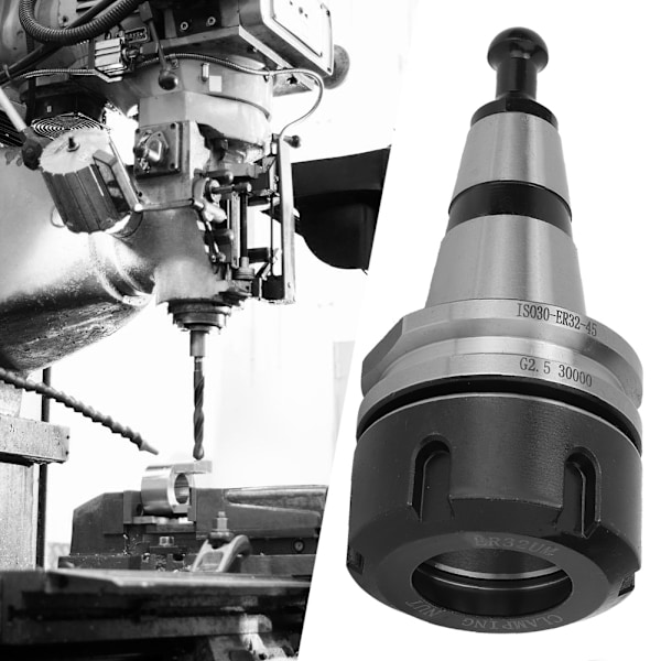 ISO30 ER32 CNC Verktygshållare Chuck Spännhylsa Höghastighetsspännhylsa 30000rpm för Precisionsbearbetning
