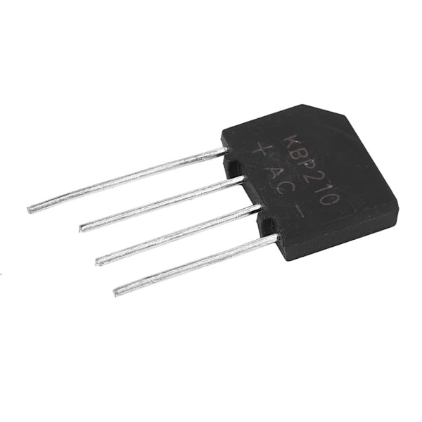 2A 1000V Diodbrygga KBP210 Platt Likriktare Brygga för Elektronisk Krets (10st)