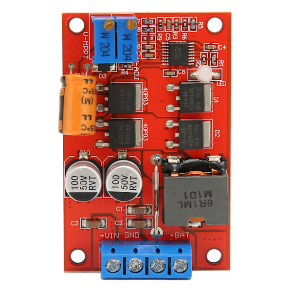 Solar Charge Controller Omvendt Tilslutningsbeskyttelse Lavt Strømforbrug 5A MPPT Solpanel Charge Controller