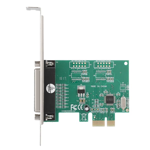 Parallelport DB25 LPT Printer til PCI-E Express Kort Konverter Adapter