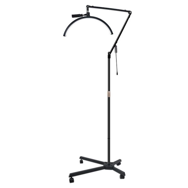 36W Halvmåne Gulvlys 3000K-5600K Bi-farge Temperatur Dimbar LED Videolys