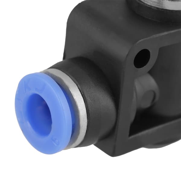 10 stk/sett Push In Hastighetskontroller 6mm Pneumatisk Luftstrømskontrollventil Kobling