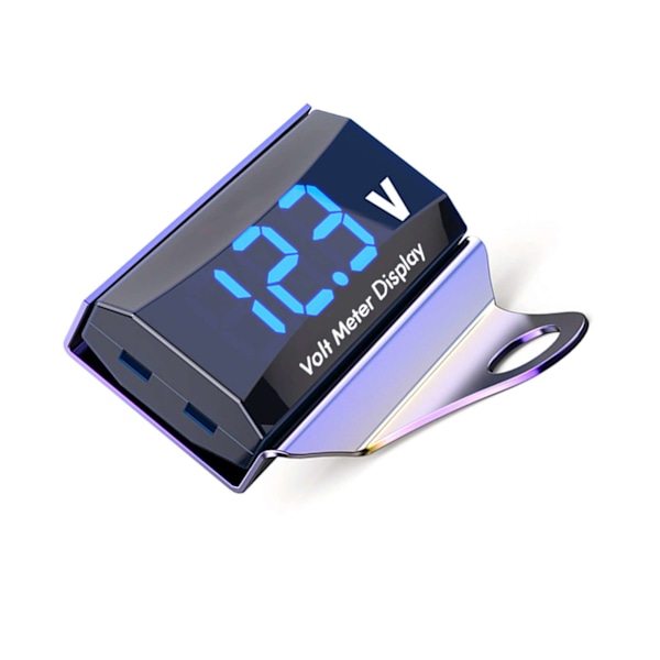 Motorcykel DC 10-150V Digital Voltmeter LED Display Vandtæt Spændingstester Batteri Monitor Måler med Beslag