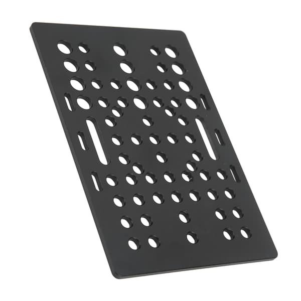 Gantry Plade Aluminium Høj Styrke Gantry Board Sort Anodiseret 3D Printer Lineær Universal Guide til Fræsemaskine Board