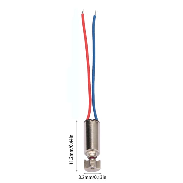 5 st Micro Mobiltelefon Coreless Vibrationsmotor DC 3V 11.2x3.2mm