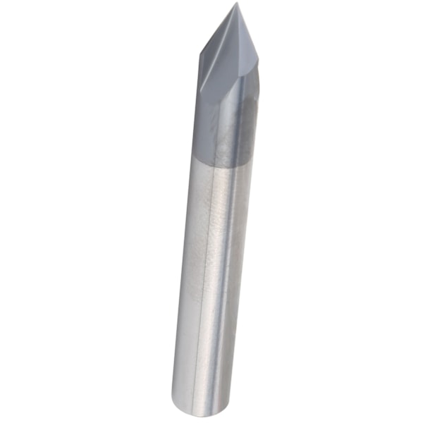 Faskantfräs 3-skärig 60° Fräskniv Wolframståls CNC-snidning Poleringsfräs D6 x 60° x 50L