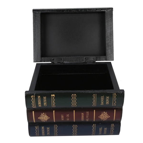 Bokformad låda Heminredning Rekvisita Kontor Bokhylla Ornament Smycken case