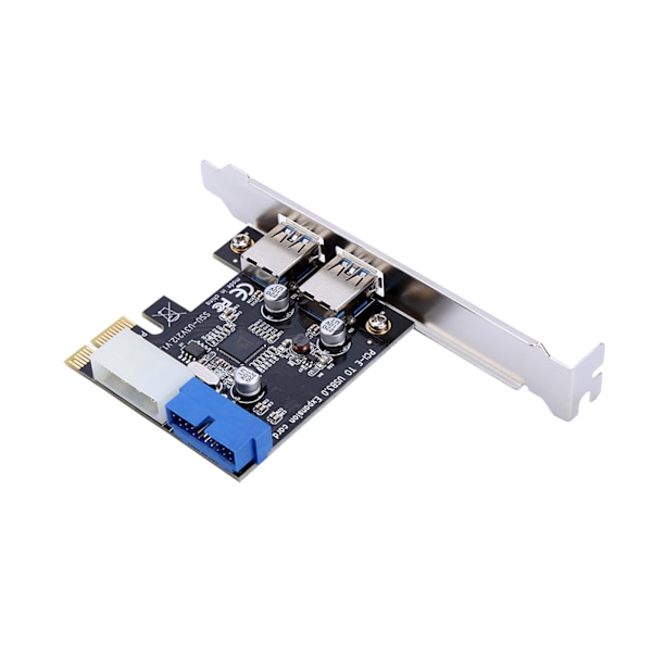 PCIE til USB3.0 Udvidelseskort Adapter med Front 19PIN Interface