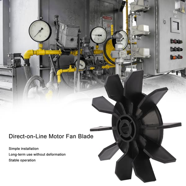 Lille Luftkompressor Ventilatorblad Tilbehør DirectonLine Motor 14mm Aksel 135mm Ydre Diameter