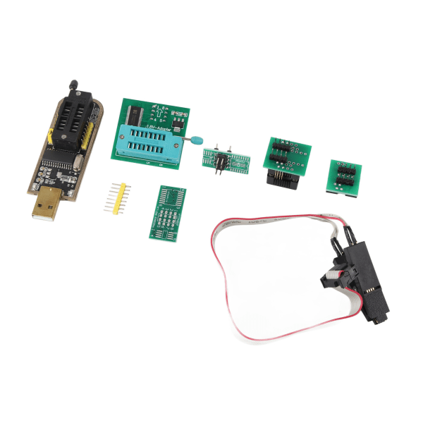 CH341A USB programmerare SOP8 testklämma 1,8V adapter SOP8 till DIP8 omvandlarmodul