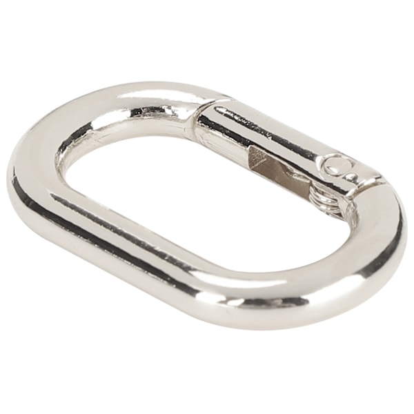 20 st Oval Fjäderspänne 23mm Legering Snäppkrokar Clip för Väskor Plånböcker Nyckelring Rem Svart