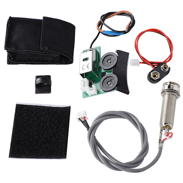Akustisk Gitar Pickup System for VT1 Tail Nail Pickup EQ DIY Gitar Tilbehør