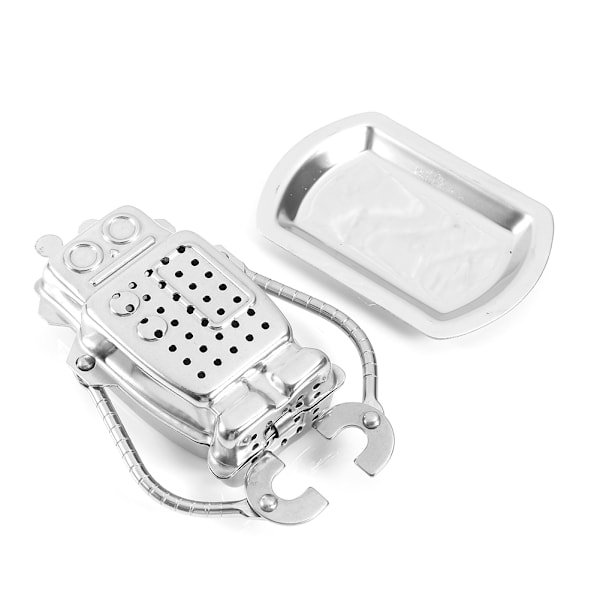 Løs tebladssi i rustfrit stål Kuglesi Filter Diffuser Urte Krydderi Robotform