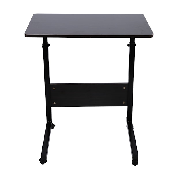 Bærbart justerbart laptop computer stander skrivebord seng side læsebord (mørk valnød)