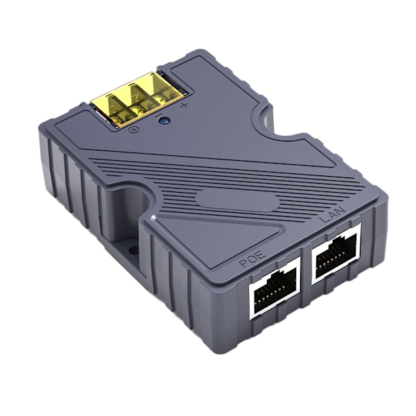 PoE-injektor 48–57V 3A GigE Passiv ABS Overspennings- og ESD-beskyttelse 150W med LAN for Starlink Internett-kit Satellitt