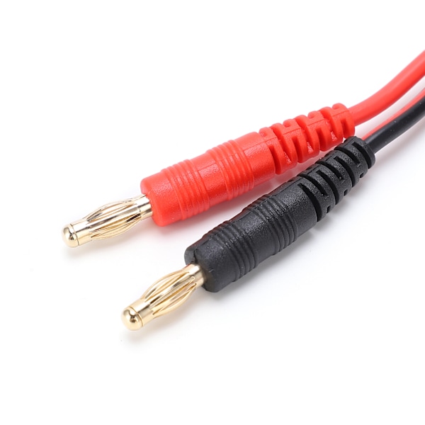 B6 Laddare 4.0mm Bananplugg till T-Huvud Silikonkabel 16 AWG för Lipo Batteriladdare