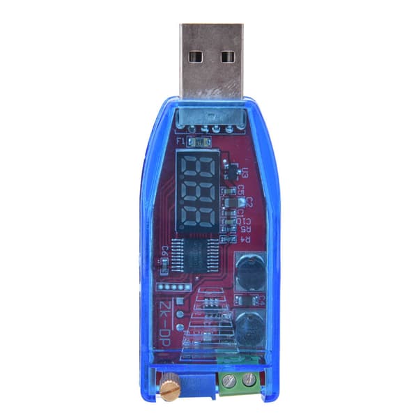 DC DC Strömförsörjningsregulatormodul USB Justerbar Potentiometer Step Up Down Converter Module