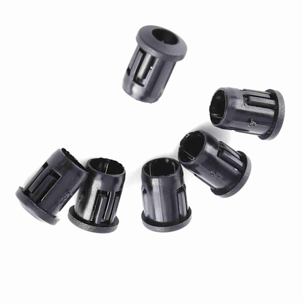 5mm LED 50 stk. Lampesokkel Diodeholder Nylon Sort Klipsramme Nyttig