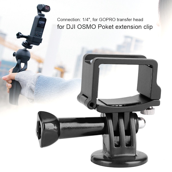 Til DJI OSMO Pocket Stand Base Mount Kamerabeslag Holder Del Adapter til Gopro