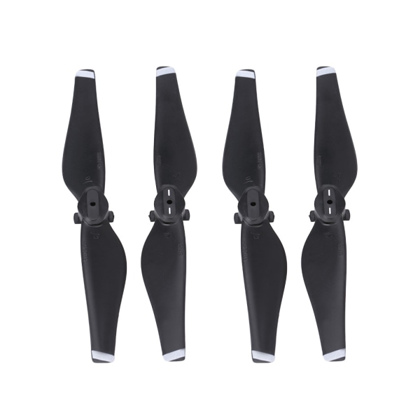 2 par/sæt CW CCW Quick Release propeller Quadcopter blade til Mavic Air drone (hvid stribe)