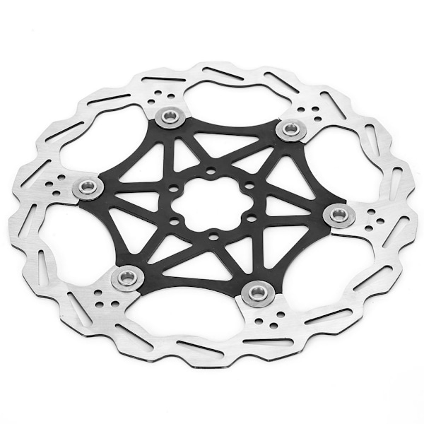 160/180/203mm Mountainbike Flydende Bremse Skive Cykel Bremseklods Cykeltilbehør (Sort 203mm)