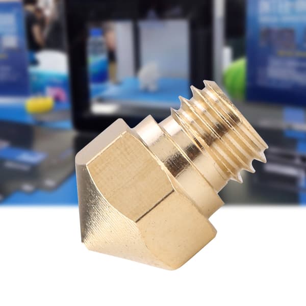 10 stk. 0,4 mm ekstruderdyser, messing ekstruderdyser 1,75 mm til Mk10 3D-printertilbehør