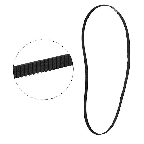 5 stk. 3D-printerdele GT2-6-610MM Gummi Lukket Tandrem Ring Lukket Synkron Drivrem