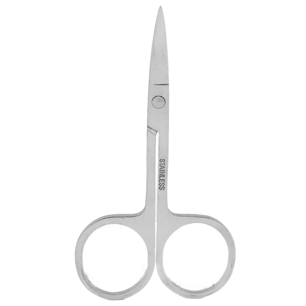 Precision Eyebrow Scissors i Rostfritt Stål med Böjd Mun för Falska Fransar