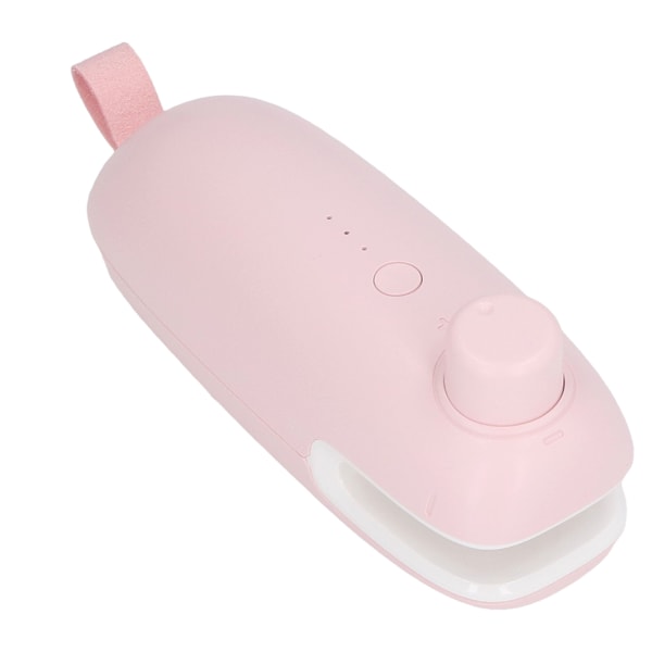 Varmeforseglingsmaskine USB-opladning Skærer Forseglings- og skæremaskine Værktøj til bedre opbevaring Pink