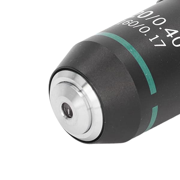 Akromatisk objektiv messing forkromet 20X mikroskop objektiv linse interface 20,2 mm