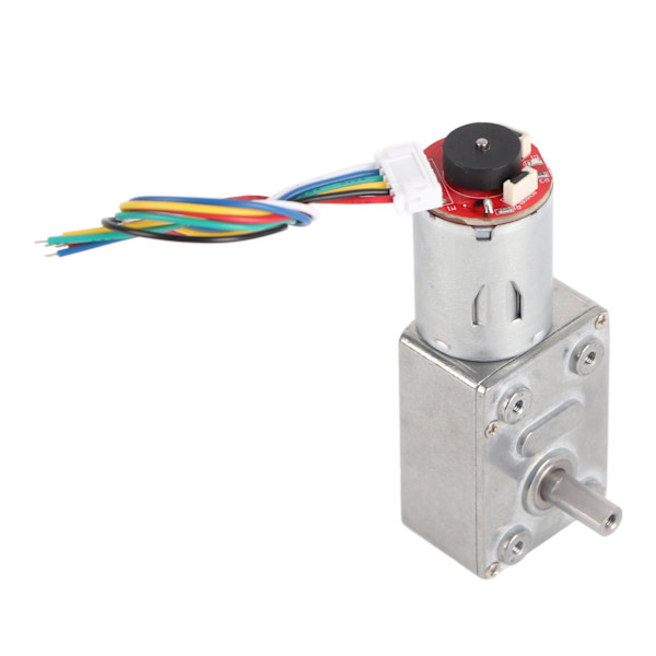 DC-motor med högt vridmoment, växelreduktion, med kodare, stark självlåsning (40 RPM)