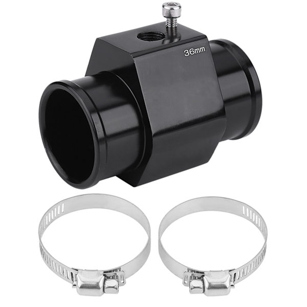 Bil Vand Temperatur Samlingsrør Slange Sensor Måler Adapter 36mm