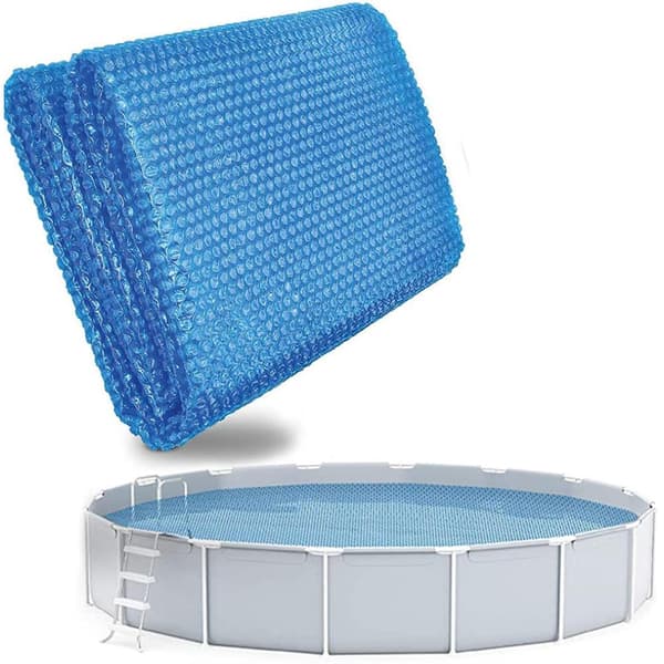 Blå solskydd för pooler, pooldukar, solskydd för hemmet