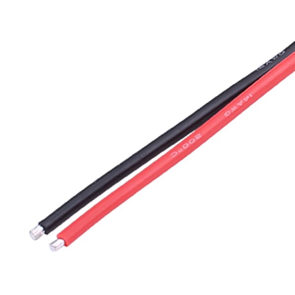2 stk./sæt XT60 hun han stik adapter 14AWG silikone kabel ledning RC tilbehør