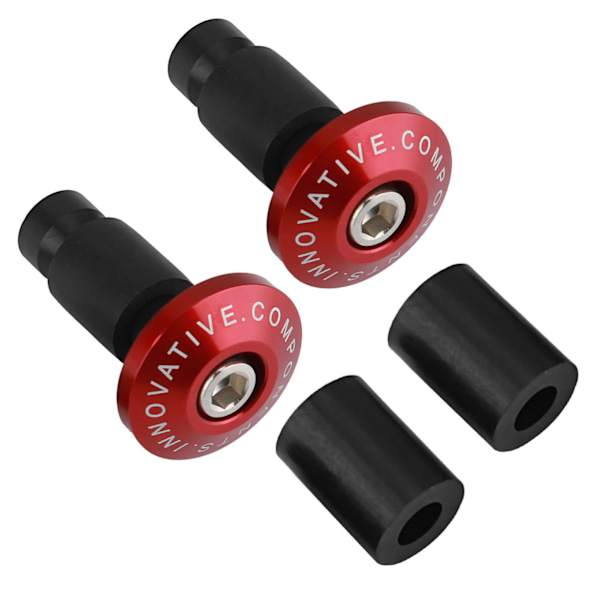 22mm 7/8inch Motorsykkel Styrende Slider Plugger Hetter for Racing ATV Offroad Rød