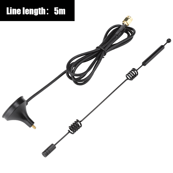 12DBi Høy Gain 2.4/5GHZ Dual-band Omnidireksjonell WIFI Ruter Dobbel Helix Antenne (5 Meter)