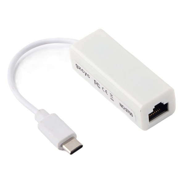 USB 3.1 Type C - RJ45 100Mbps Ethernet LAN -verkkosovitin MacBook USB-C -kannettavalle