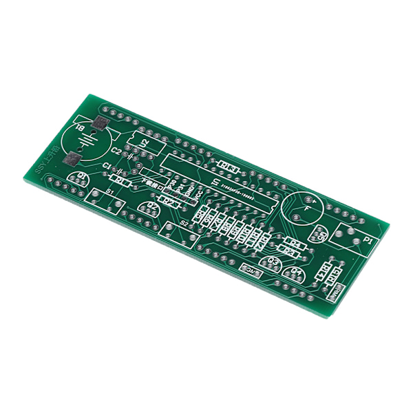 DIY Elektronisk Klocka Kit C51 SCM Process Ljuskontroll Stor LED-Skärm Komponenter