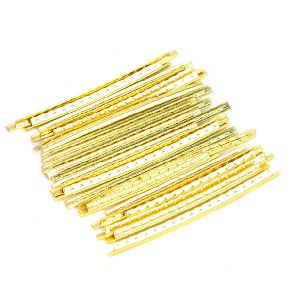 24-pack Elektrisk Gitarr Bandtråd Gitarr Greppbräda Mässing Bandtråd Bredd 2,7 mm