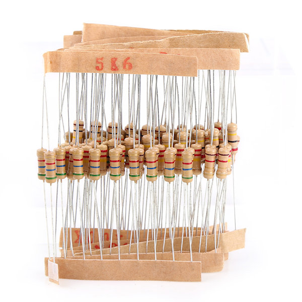 1000 stk. 1/2W 1-10M ohm Kulfilmmodstande Sortiment Elektroniske Komponenter