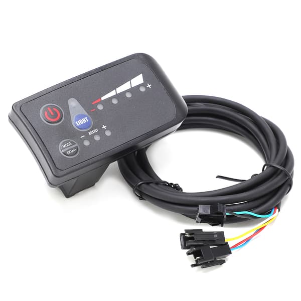 24V Elektrisk Cykel Kontrollpanel LED Strömdisplay 810 Instrument LCD för Elektrisk Cykel Motorhastighetskontroll