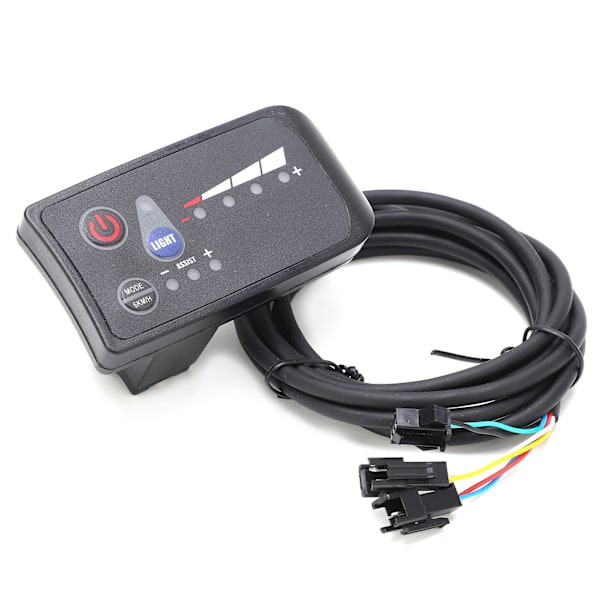 24V Elektrisk Cykel Kontrolpanel LED Strømdisplay 810 Instrument LCD til Elektrisk Cykel Motor Hastighedskontrol