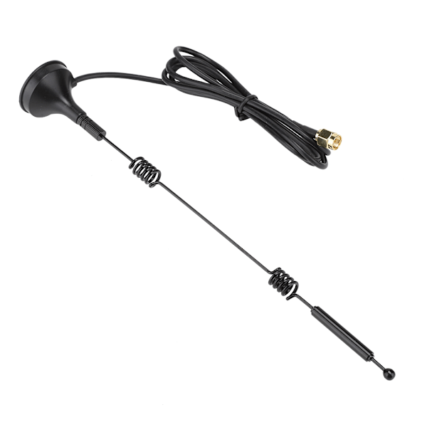 12DBi High Gain 2.4/5GHZ Dual band Omnidirektionel WIFI Router Dobbelt Helix Antenne (5 Meter)