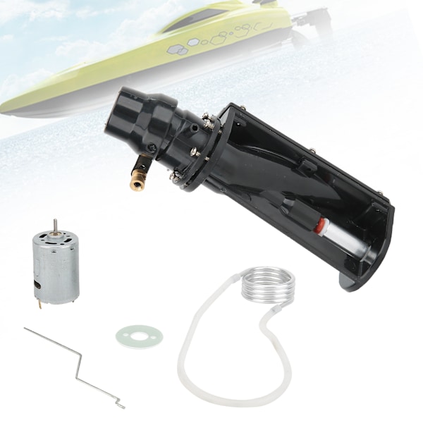 380 Motor Vand Jet Pumpe Spray Propel Fjernbetjening RC Båd Tilbehør Dele Sort