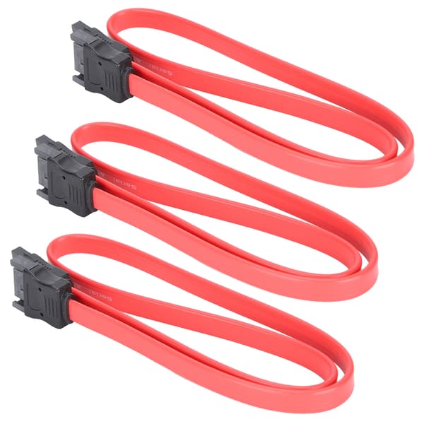 10 stk. Sata-kabel 7-benet han til hun SSD-dataforlængerkabel til ekstern harddiskdatatransmission 19,7 tommer