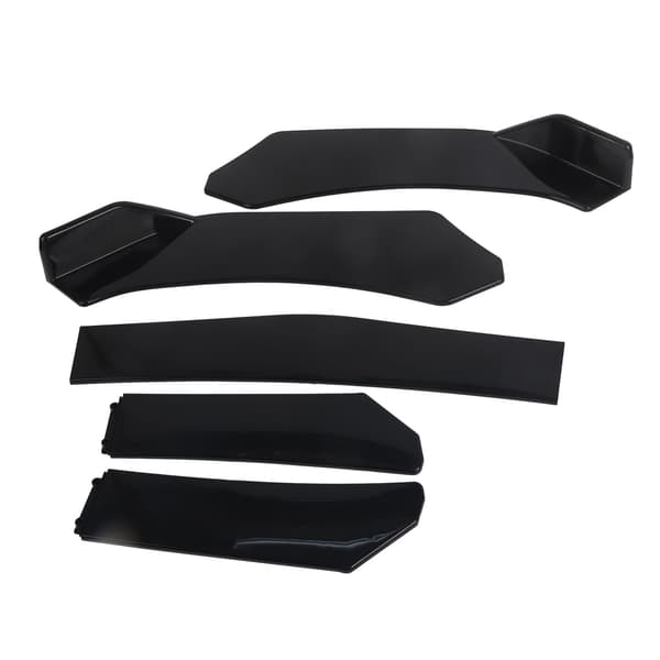 5 stk Frontfangerleppe Karosserisett Universell Leppesplitter Spoiler Diffuser Canard Beskytter for bil